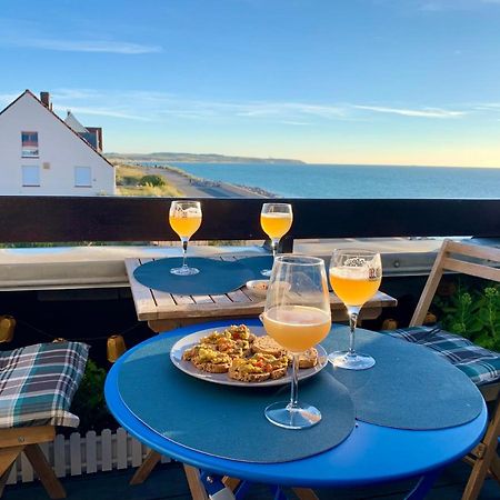 Duplex Avec Jacuzzi Vue Imprenable Sur La Baie De Wissant Lejlighed Eksteriør billede