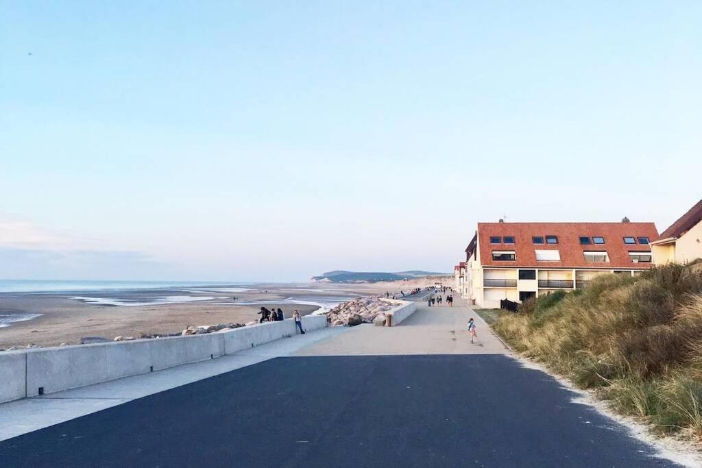 Duplex Avec Jacuzzi Vue Imprenable Sur La Baie De Wissant Lejlighed Eksteriør billede