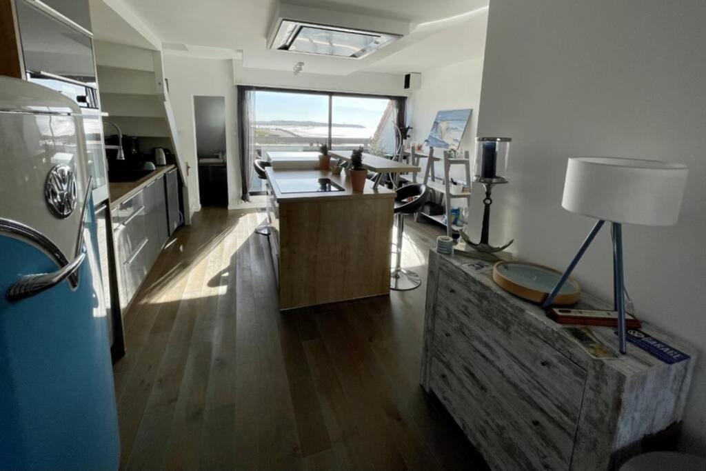 Duplex Avec Jacuzzi Vue Imprenable Sur La Baie De Wissant Lejlighed Eksteriør billede