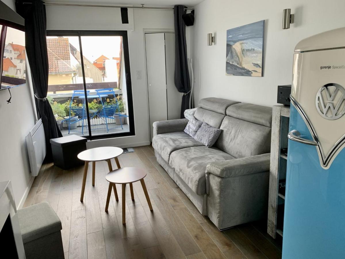 Duplex Avec Jacuzzi Vue Imprenable Sur La Baie De Wissant Lejlighed Eksteriør billede